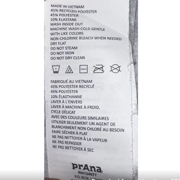 PrAna Solana Convertible Bandeau Halter Dress Maxi Skirt Black Aztec Womens M - Picture 8 of 9